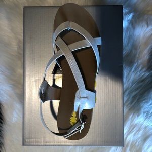 White Parker Sandals